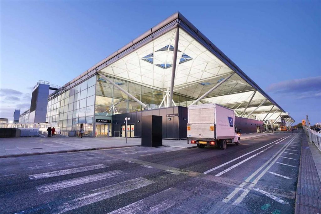 LPL Construction Forecourt Security Build Stansted Airport