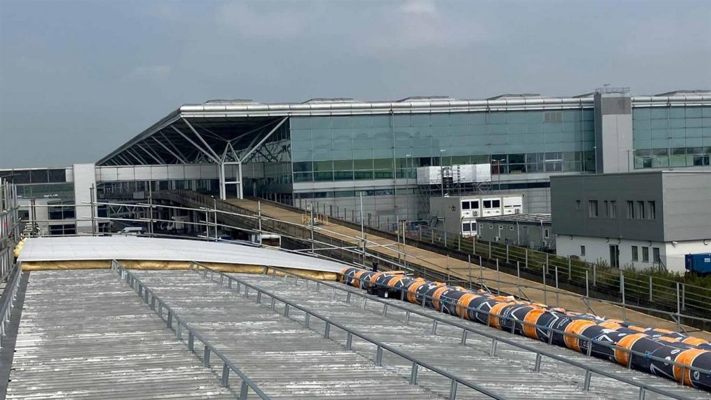 LPL Construction New Roofing System Stansted Airport