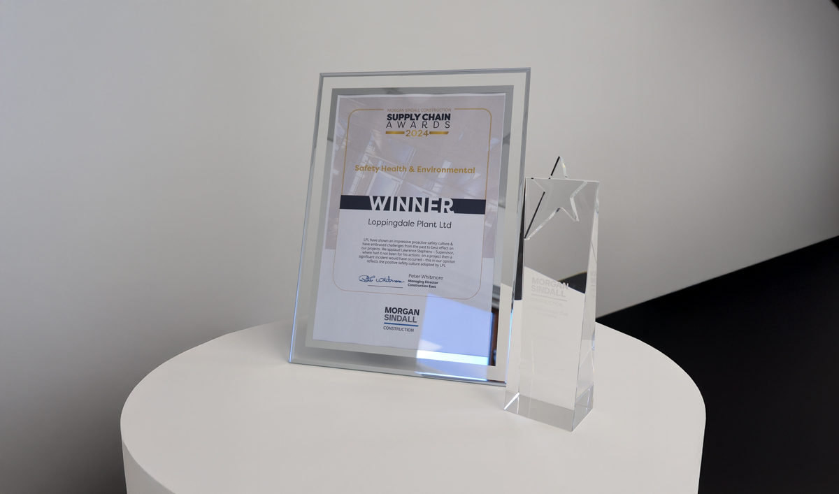 LPL Health and Safety award from Morgan Sindall